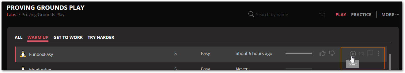 FunBoxEasy - Introduction to Proving Grounds