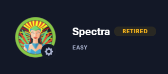Spectra on HTB Write-Up